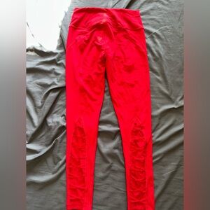 Red VSX Victoria secret sport leggings